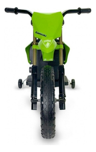 Montable Electrico Injusa Motocicleta Kawasaki 12v Verde Lima