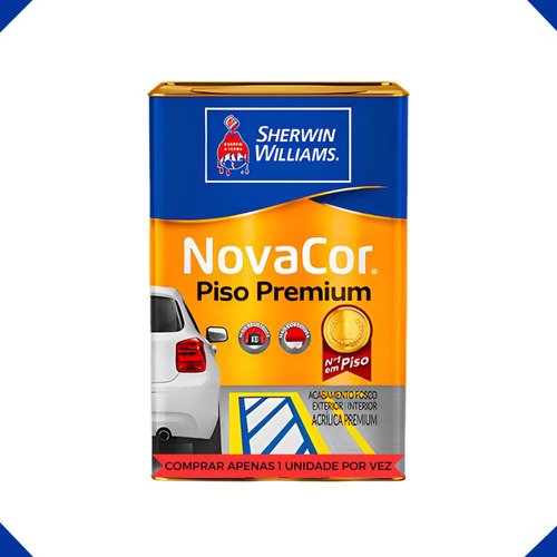 Tinta Piso Novacor Sherwin-williams 18l Cores Hoje Cor Marrom