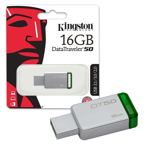 Kingston Memoria Usb Portatil 16gb Data Traveler 3.0 Dt50