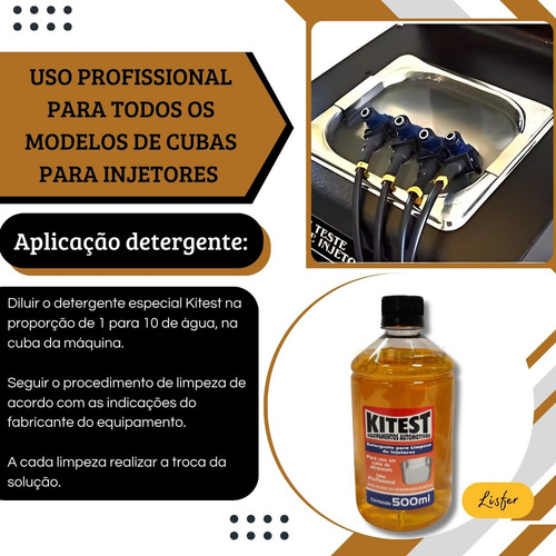 Kit 2 Detergentes P/ Limpeza C/ 2 Fluídos Injetores - Kitest