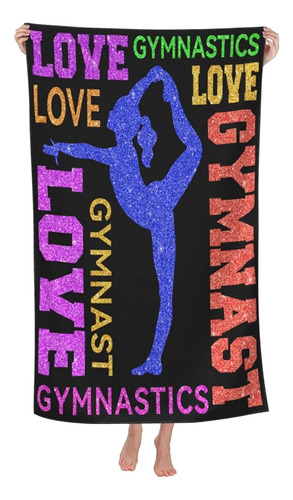 Skt T1 Microfiber Gymnastics Beach Towels Colorful Love Gymn