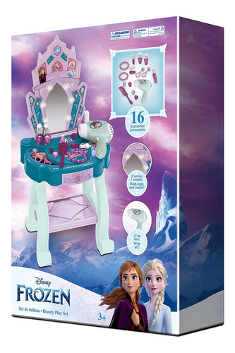 Disney Frozen Set De Belleza Con Luz Y Sonido