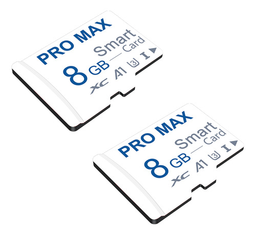 Paquete De Tarjetas De Memoria Pro Max-2 De 8 Gb Con Adaptad