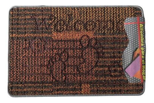 Felpudo Alfombra Tapete Entrada Antideslizante Deco 38x58cm