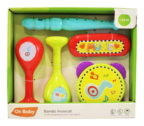 Banda Musical Juego Didactico Para Bebe Ok Baby