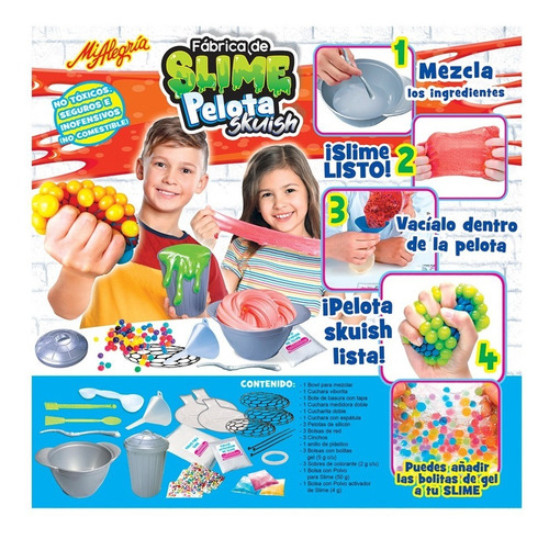 Imagen 3 de 3 de Fábrica De Slime Pelota Skuishy Mi Alegría