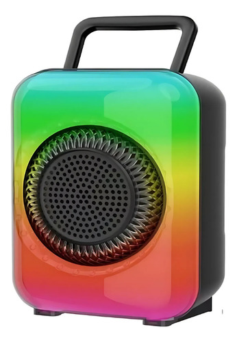 Parlante Bluetooth Con Panel Led Rgb Recargable Gts-1867