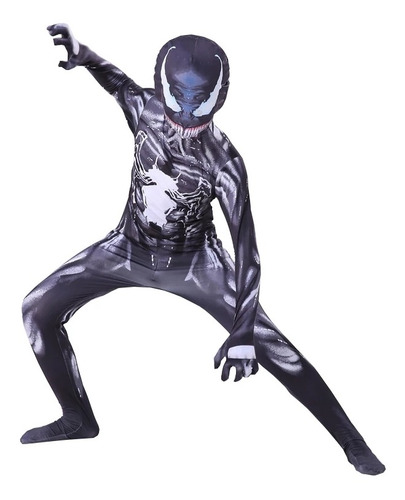 Imagen 1 de 4 de Disfraz Venom Spiderman Oscuro Capitán América Barman Avenge