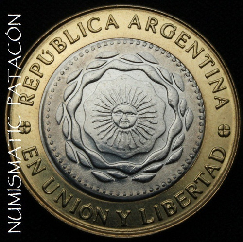 Moneda Bicentenario Argentina 2 Pesos 2016 - Sin Circular #7