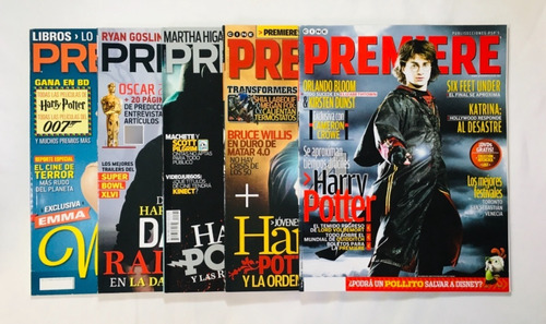 Cine Premiere Harry Potter 5 Revistas Lote