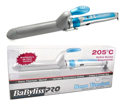 Rizador Bucleadora Pinza 32mm Con Regulador Babyliss Pro