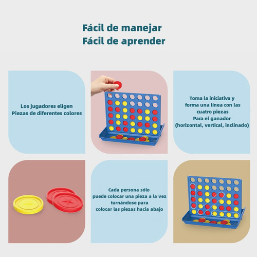 4 Filas Juguetes Educativos Para Niños Juego Mesa Plegable Juegos Gigantes Juegos de Mesa de Viaje Plegables para Niños Adultos Familias Juegos Al Aire Libre en Interiores