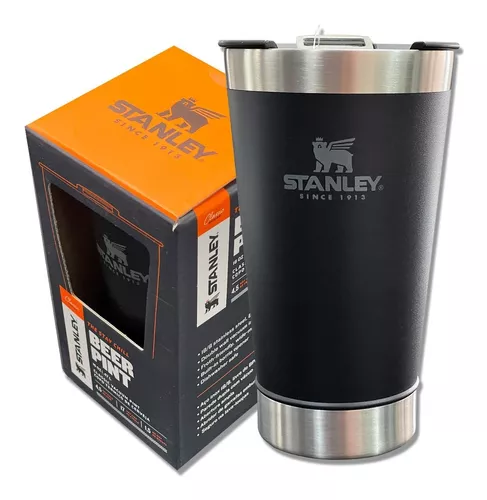 Copo STANLEY Térmico Beer Pint c/ Tampa Preto - 473ml (Original)