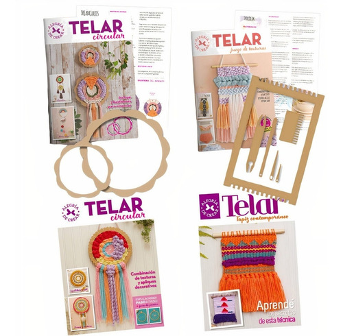 Kit Telar 4 Revistas +telar Y Herramientasarcadia Ediciones