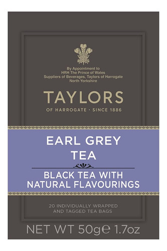 Te Taylors Of Harrogate Earl Grey Tea Black Tea Natural