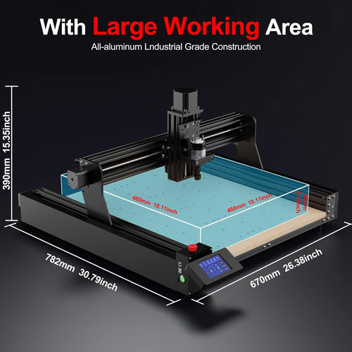 Máquina Cortadora De Grabado Láser Cnc Twotrees Ttc 450 110v