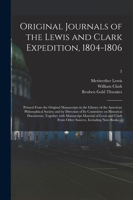 Libro Original Journals Of The Lewis And Clark Expedition...