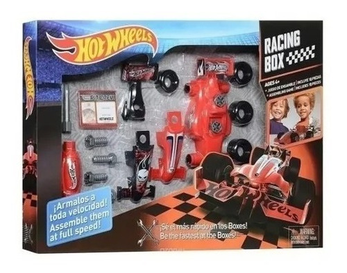 Hot Wheels Racing Box Juego De Ensamble Hw240 Jretro