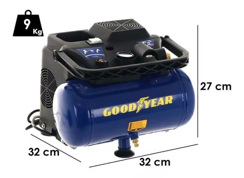 COMPRESOR PORTATIL GOODYEAR GY 166P 230V-50hz 1.5HP