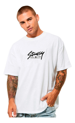 Remera Oversize Hombre Stussy Aesthetic Remeron Corta