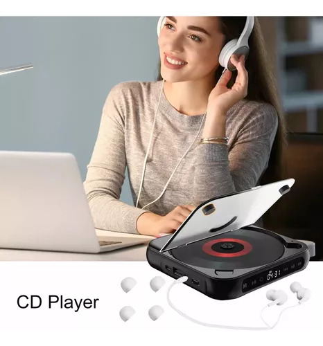 Reproductor De Audio Bluetooth Portátil Para Cd/cd-r/cd-rw/m