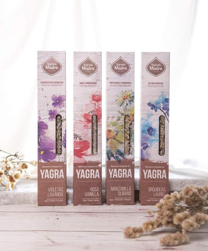 Sahumerios Sagrada Madre Linea Yagra Premium - Llama Sagrada