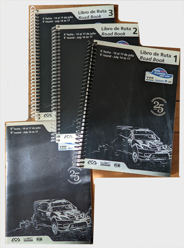 Rally Argentina 25 Aniversario - Libros De Ruta + Mapa