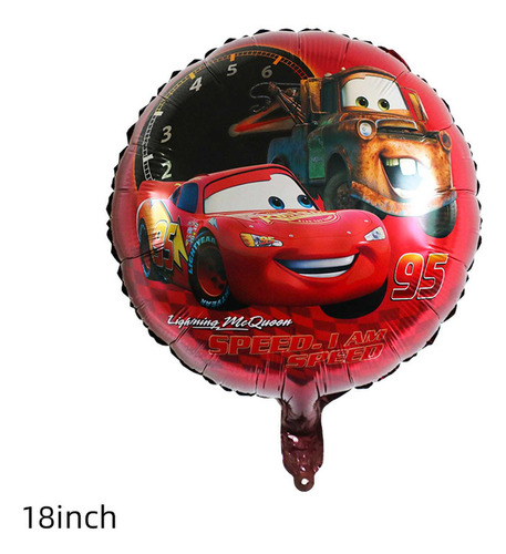 Kit De Globos Para Decoración De Fiestas Rayo Mcqueen Color Lightning Mcqueen Balloon Set Lightning Mcqueen Balloon Set