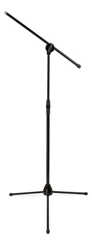Pedestal P/ Microfone Girafa C/ Rosca Preto Saty Smg-10 Plus