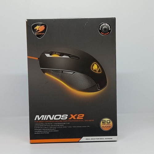 Mouse De Juego Cougar  Minos X2 Negro (openbox)