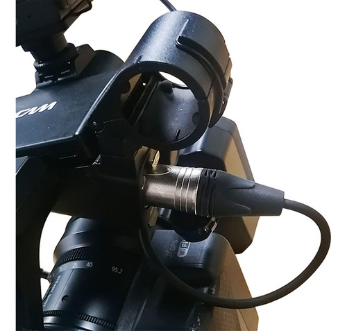 Bloqueo De Cable De Micrófono Xlr Universal De 35 Mm, Con 3