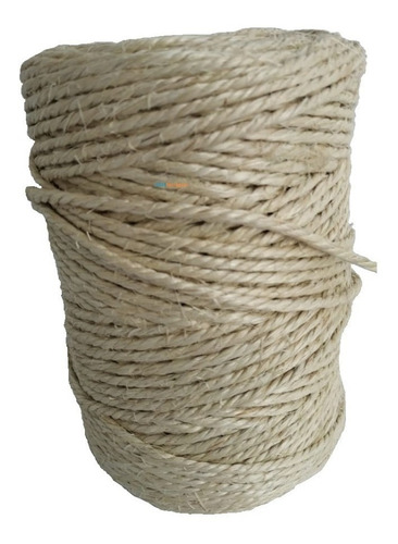 6 Rolos Corda Cordão Fio Sisal 4mm 165 Metros - Total 990mt