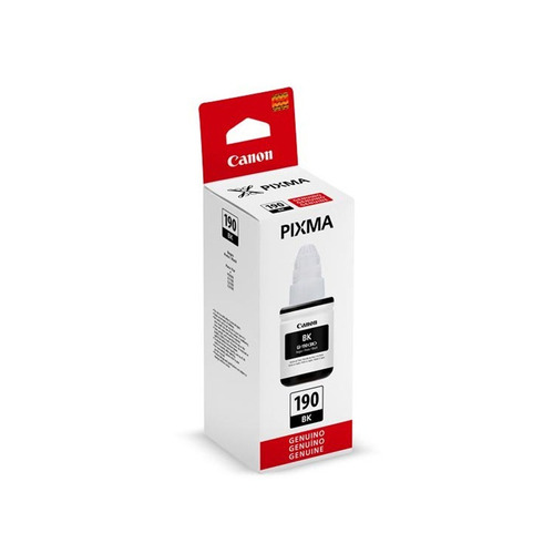 Tinta Canon Para Sistema Continuo Gi-190bk Negro 70 Ml.