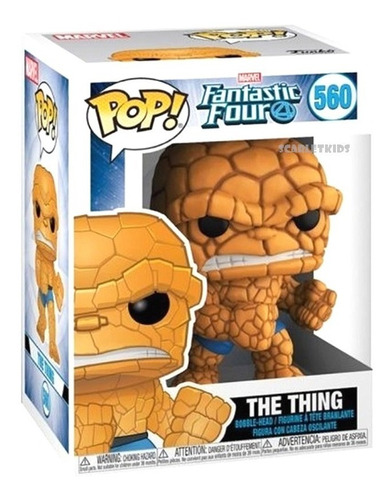 Funko Pop Los 4 Fantasticos La Mole 560 La Cosa Orig Scarlet