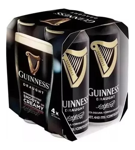 Cerveja Guinness Draught -  48 Unidades  440ml