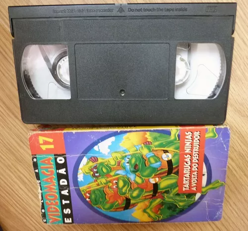 Vhs Desenho Infantil Tartarugas Ninjas Coleção Estadão