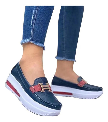 Zapatos Casuales De Plataforma Para Caminar Para Mujer [u]