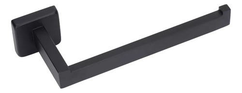 Barra De Toalla Cuadrada De Acero Inoxidable Negro Mano De C