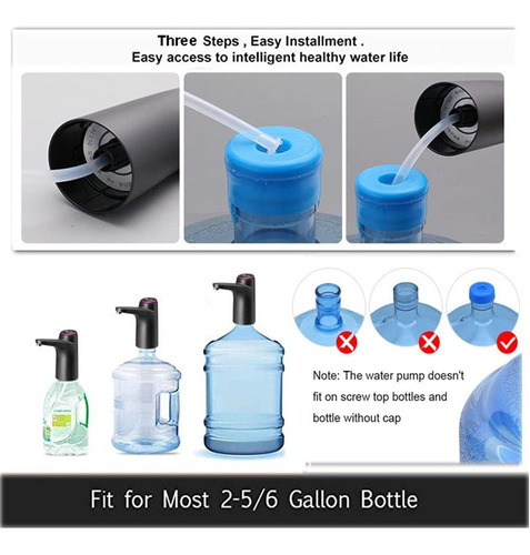 Dispensador De Jarra De Agua De 5 Galones, Bomba Portátil Pa