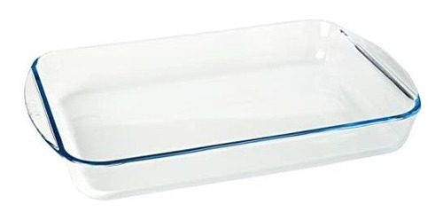 Pyrex 3059019, Bandeja Rectangular De Vidrio, Color Crema