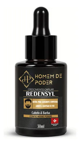 Redensyl Crescimento Barba E Cabelo Homem De Poder Madeira