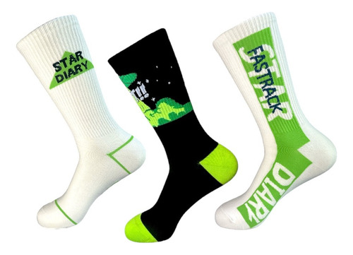 3 Pares Calcetas Funny Socks, Marciano, Algodón Surtido 1 Unitalla
