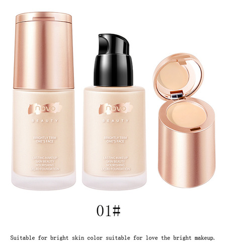 Base De Maquillaje Cremoso Líquido Y Corrector C 2 En 1