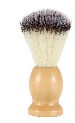 Pincel De Barbear Masculino Com Cabo De Madeira, Escova De
