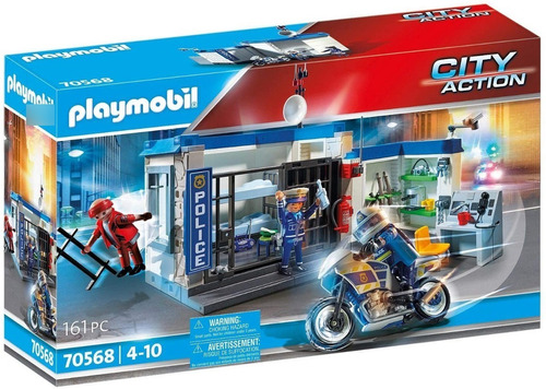 Playmobil City Action 70568 - Escape De La Prision Policias