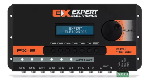 Processador Expert Px2 Limiter 6 Ch Px-2 Equalizador Banda