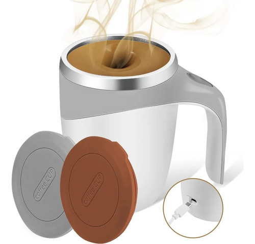 Taza Magnetica Mug Agitacion Automatica Para Cafe