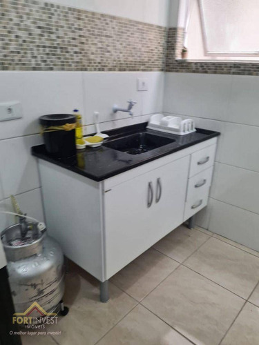 Imagem 14 de 23 de Kitnet Com 1 Dormitório À Venda, 35 M² Por R$ 150.000,00 - Caiçara - Praia Grande/sp - Kn0237