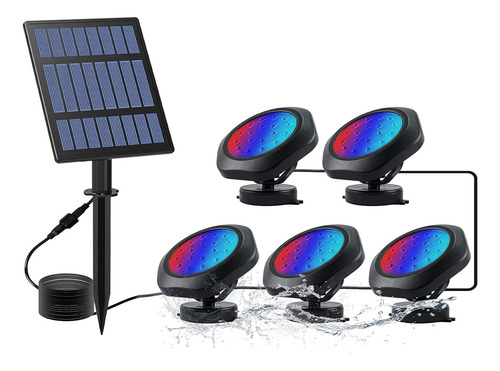 Luces Solares Sumergibles Impermeables Ip68 Para Estanque