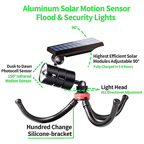 Luces De Camping Sensor De Movimiento Solar Exteriores ...